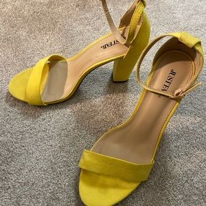 Just fab yellow heels